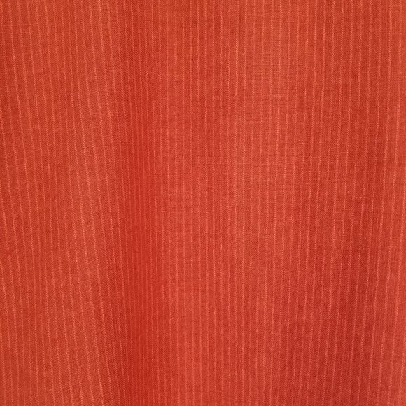 NWT Gudrun Sjoden Linen Subtle Pinstripe Button-Down Tunic / Shacket, Lagenlook - Picture 9 of 9